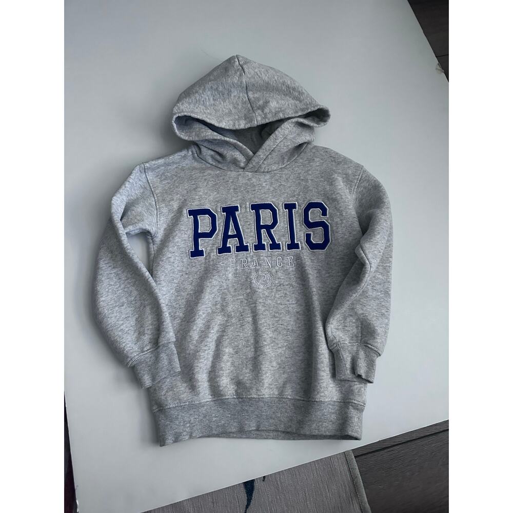H&M Light Grey Paris Graphic Sweatshirt - Relaxed Fit - Picture 3 of 4